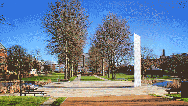 A reminagined view of what Queens Gardens in Hull could have looked like