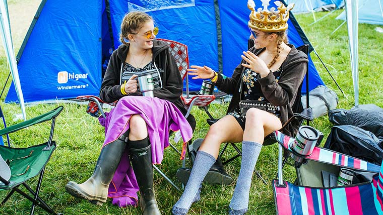 Just throw down your tent or go for some serious glamping options